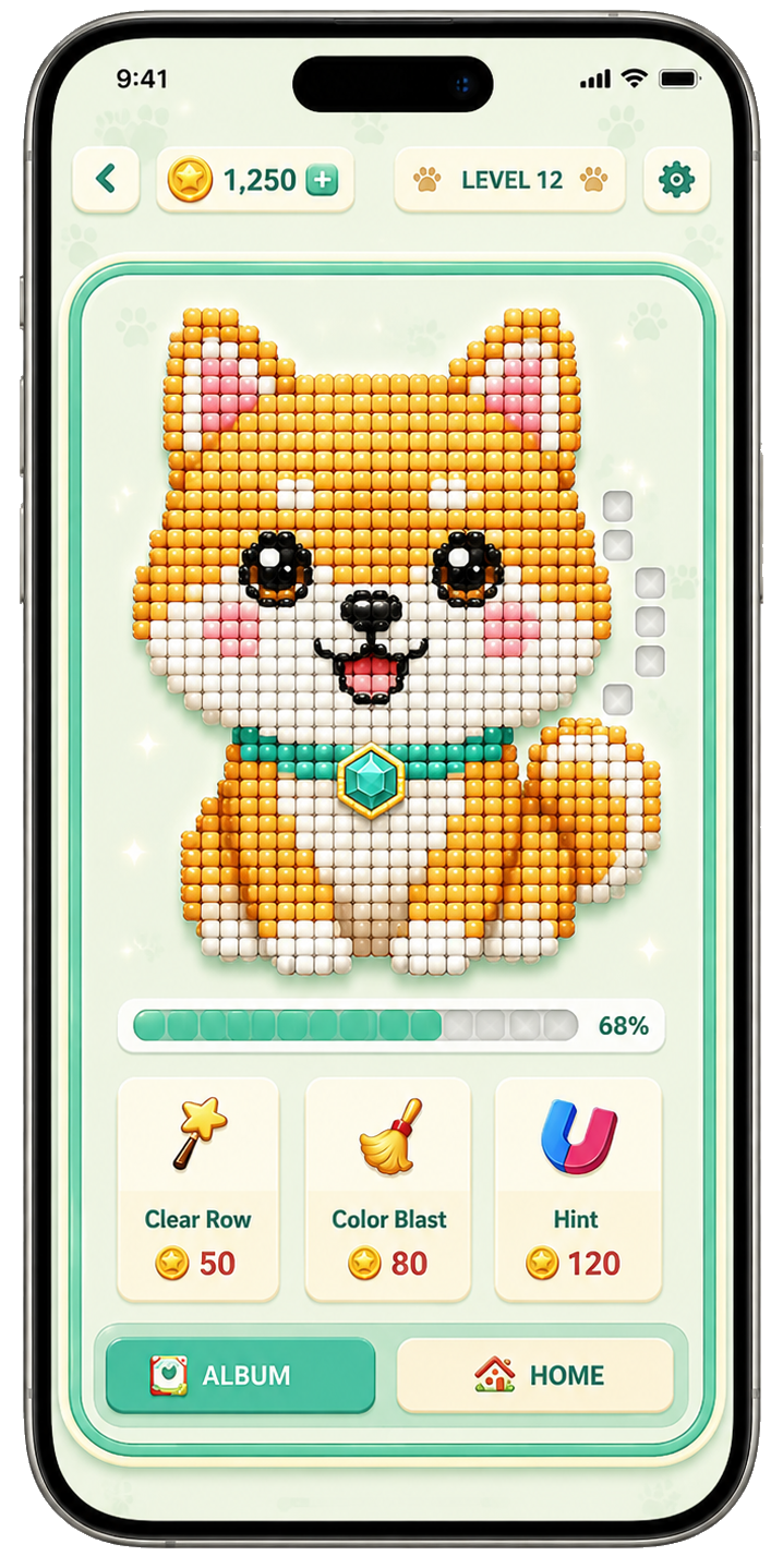 Animal Jewel gameplay on a phone